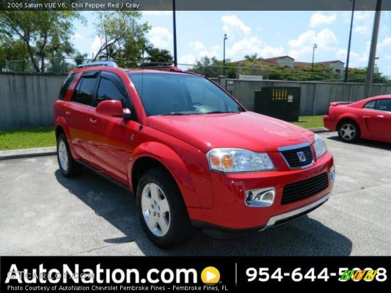 Chili Pepper Red / Gray 2006 Saturn VUE V6