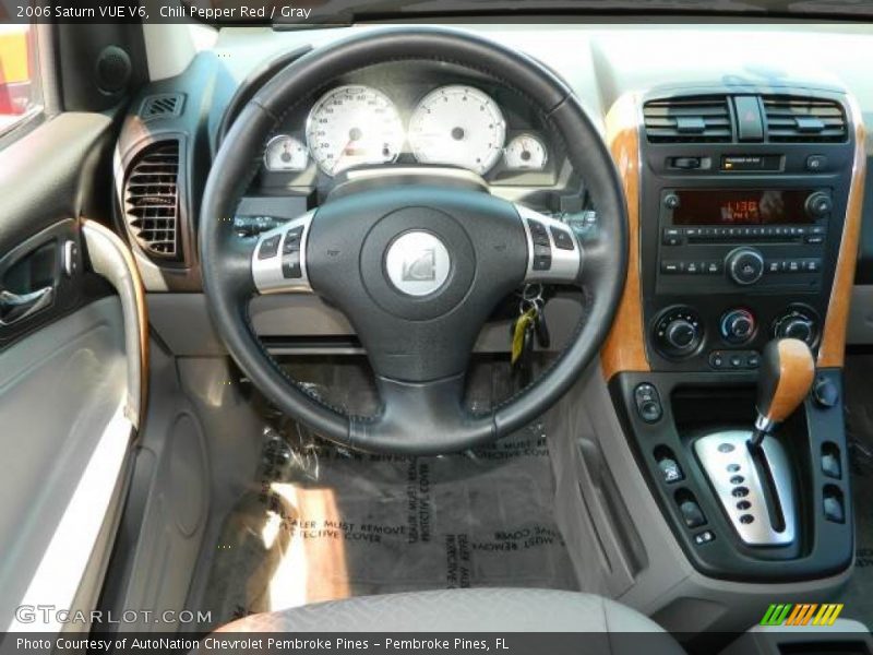 Dashboard of 2006 VUE V6