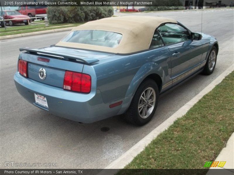 Windveil Blue Metallic / Medium Parchment 2005 Ford Mustang V6 Deluxe Convertible