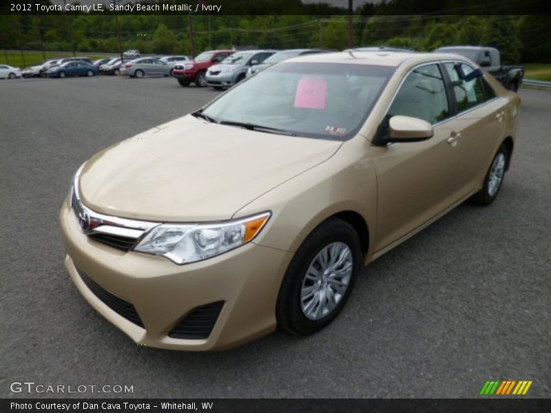 Sandy Beach Metallic / Ivory 2012 Toyota Camry LE