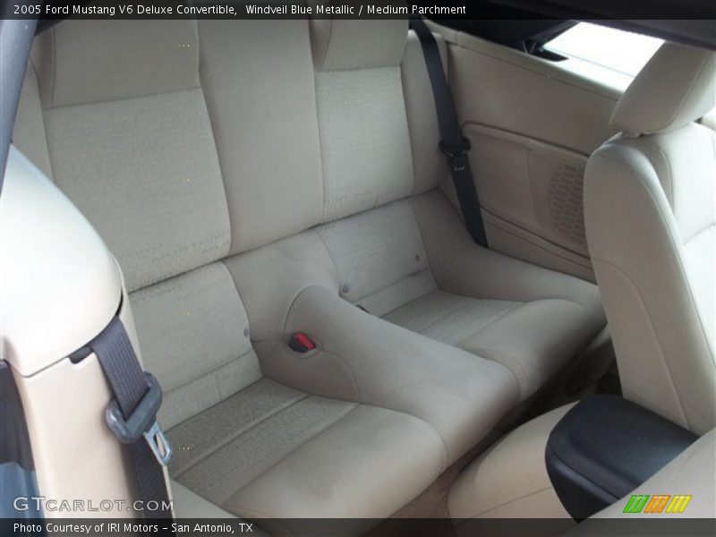 Rear Seat of 2005 Mustang V6 Deluxe Convertible