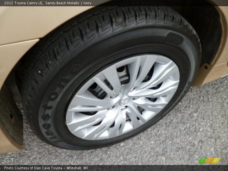 Sandy Beach Metallic / Ivory 2012 Toyota Camry LE