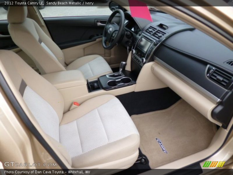 Sandy Beach Metallic / Ivory 2012 Toyota Camry LE