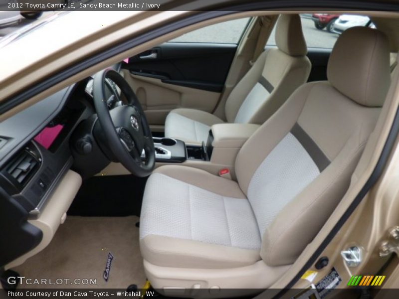 Sandy Beach Metallic / Ivory 2012 Toyota Camry LE