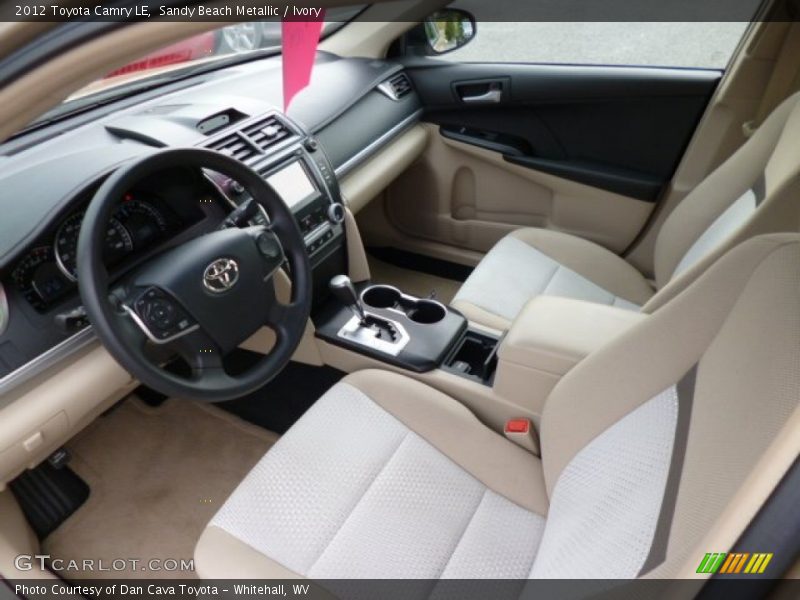 Sandy Beach Metallic / Ivory 2012 Toyota Camry LE