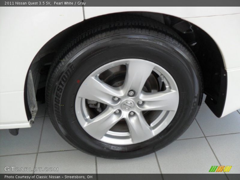Pearl White / Gray 2011 Nissan Quest 3.5 SV