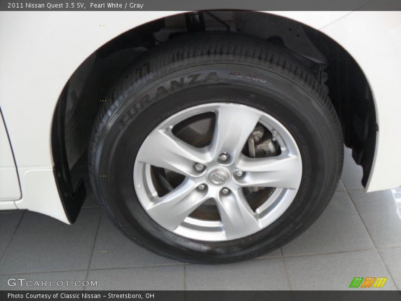 Pearl White / Gray 2011 Nissan Quest 3.5 SV