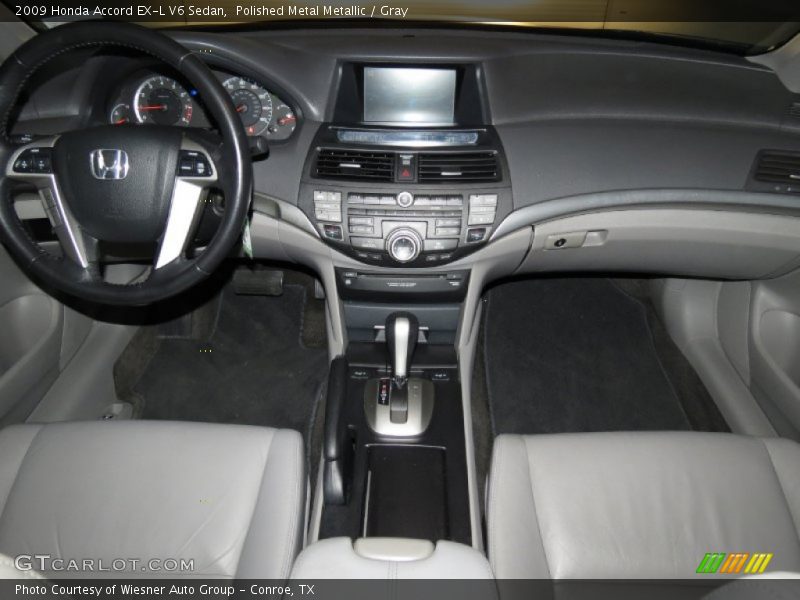 Polished Metal Metallic / Gray 2009 Honda Accord EX-L V6 Sedan