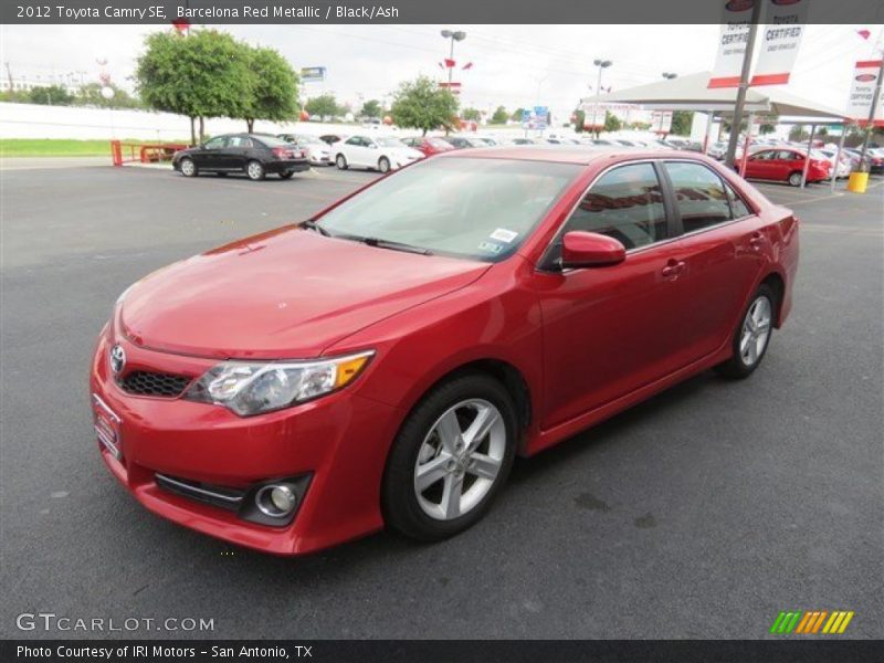 Barcelona Red Metallic / Black/Ash 2012 Toyota Camry SE