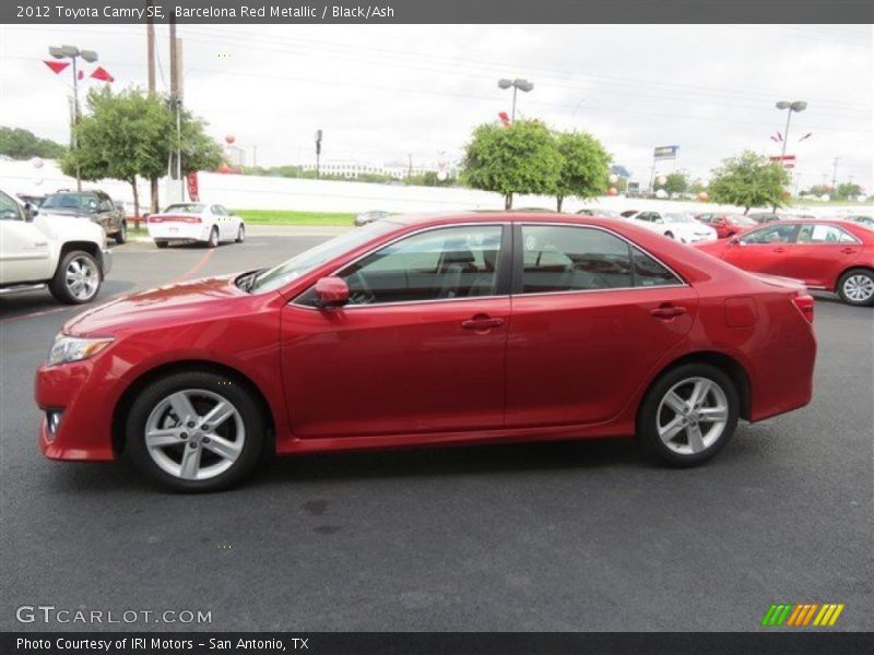 Barcelona Red Metallic / Black/Ash 2012 Toyota Camry SE