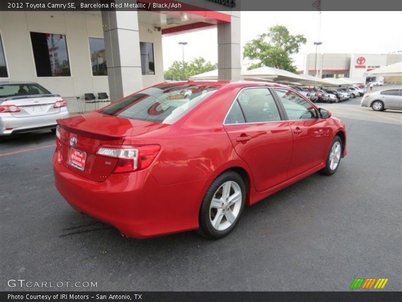 Barcelona Red Metallic / Black/Ash 2012 Toyota Camry SE