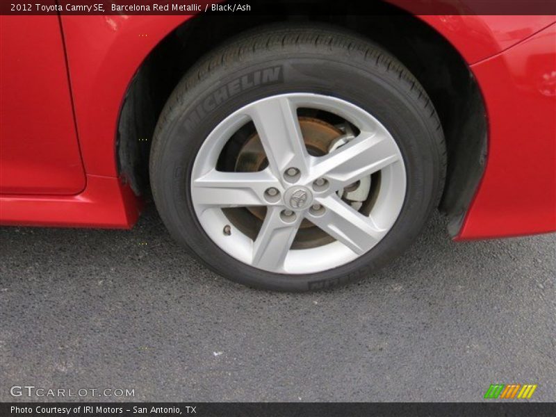 Barcelona Red Metallic / Black/Ash 2012 Toyota Camry SE