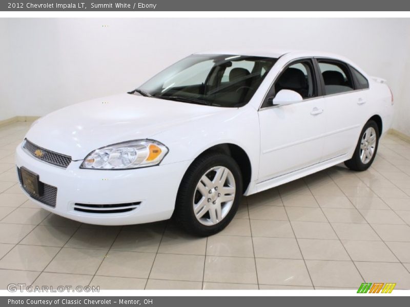 Summit White / Ebony 2012 Chevrolet Impala LT