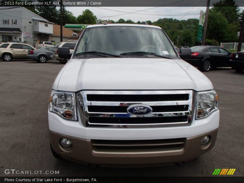Oxford White / Camel 2013 Ford Expedition XLT 4x4