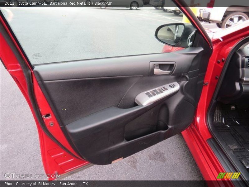 Barcelona Red Metallic / Black/Ash 2012 Toyota Camry SE