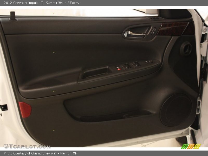Summit White / Ebony 2012 Chevrolet Impala LT