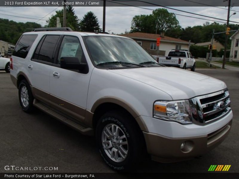 Oxford White / Camel 2013 Ford Expedition XLT 4x4