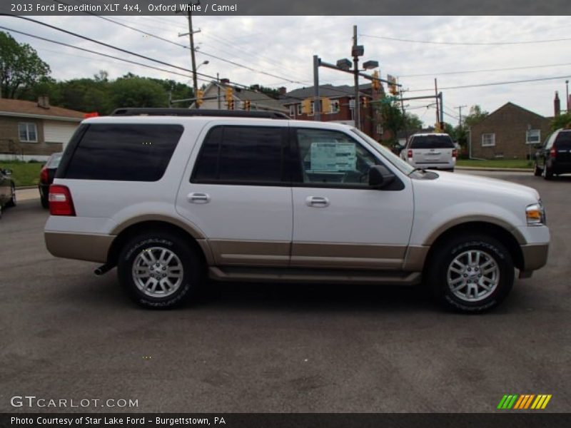 Oxford White / Camel 2013 Ford Expedition XLT 4x4