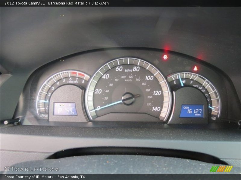 Barcelona Red Metallic / Black/Ash 2012 Toyota Camry SE