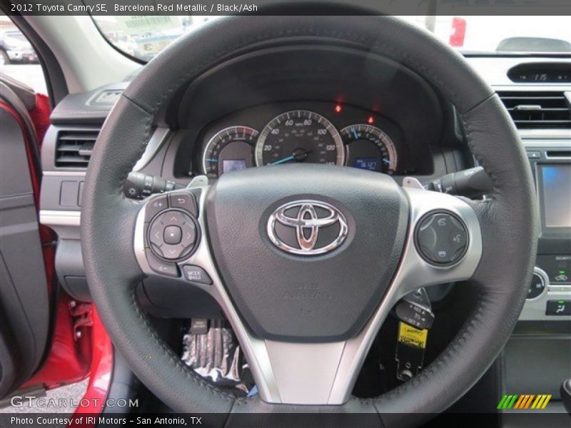 Barcelona Red Metallic / Black/Ash 2012 Toyota Camry SE