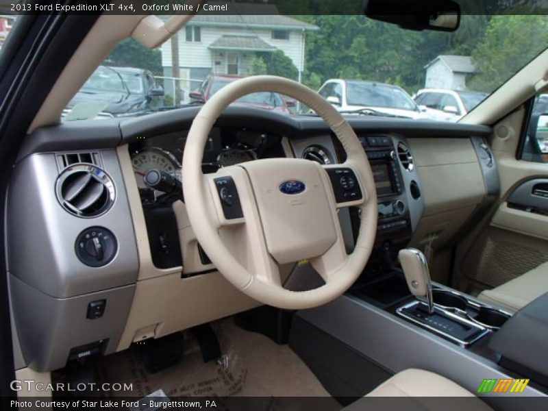 Oxford White / Camel 2013 Ford Expedition XLT 4x4