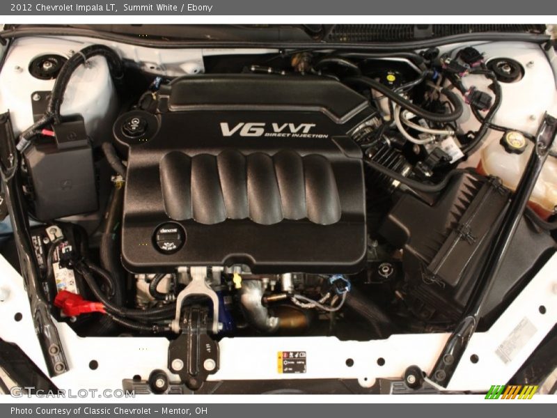 Summit White / Ebony 2012 Chevrolet Impala LT