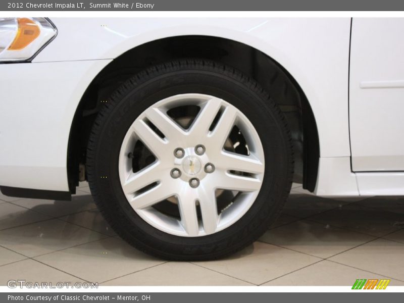 Summit White / Ebony 2012 Chevrolet Impala LT