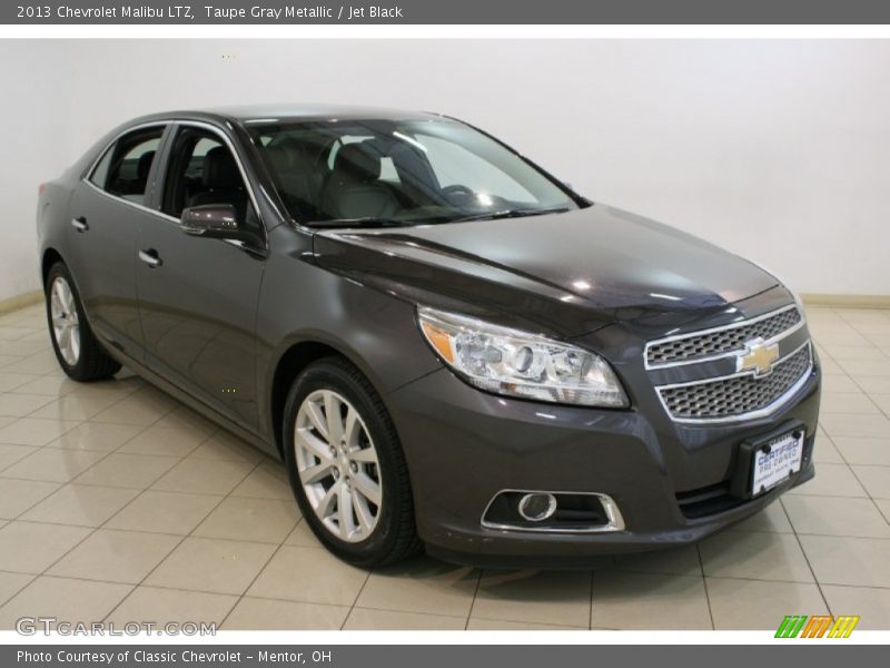 Taupe Gray Metallic / Jet Black 2013 Chevrolet Malibu LTZ