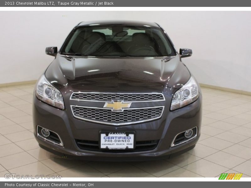 Taupe Gray Metallic / Jet Black 2013 Chevrolet Malibu LTZ