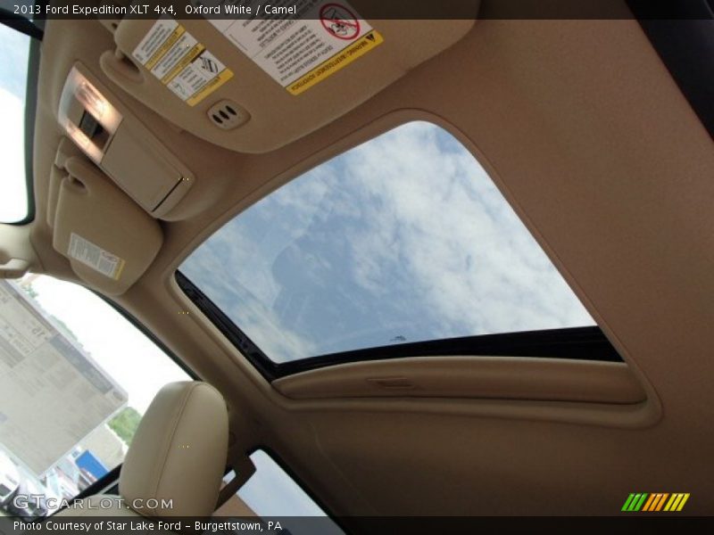 Oxford White / Camel 2013 Ford Expedition XLT 4x4