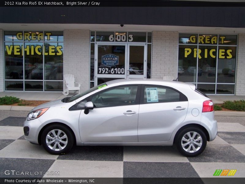 Bright Silver / Gray 2012 Kia Rio Rio5 EX Hatchback