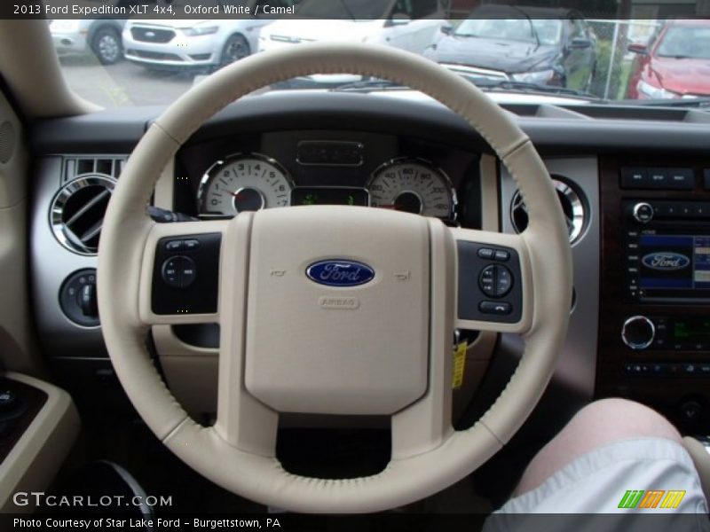 Oxford White / Camel 2013 Ford Expedition XLT 4x4