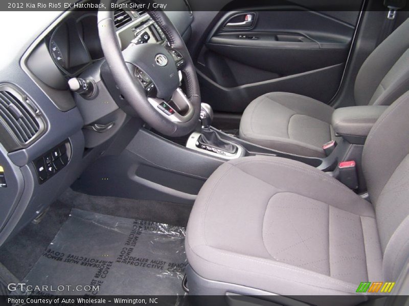  2012 Rio Rio5 EX Hatchback Gray Interior