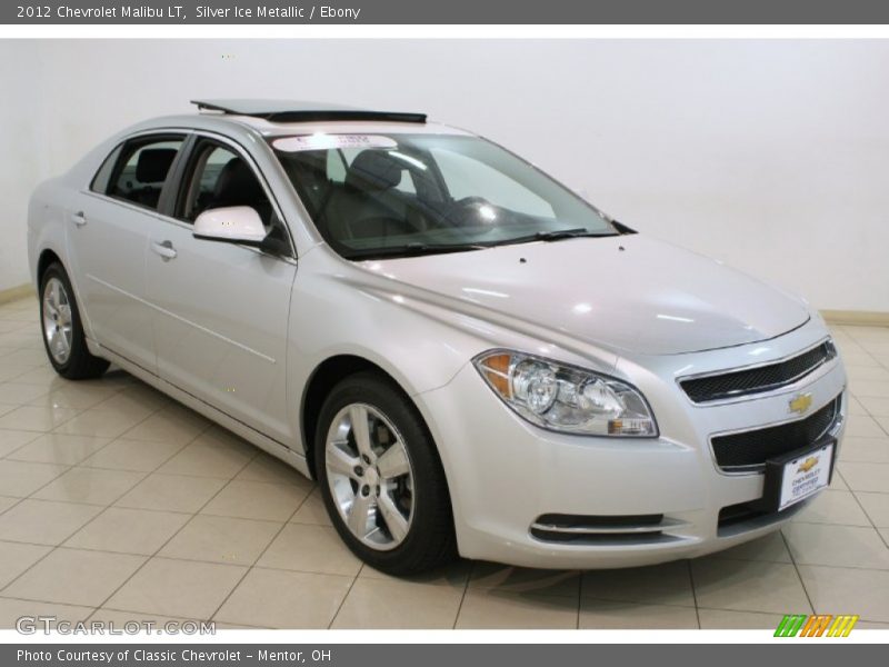 Silver Ice Metallic / Ebony 2012 Chevrolet Malibu LT