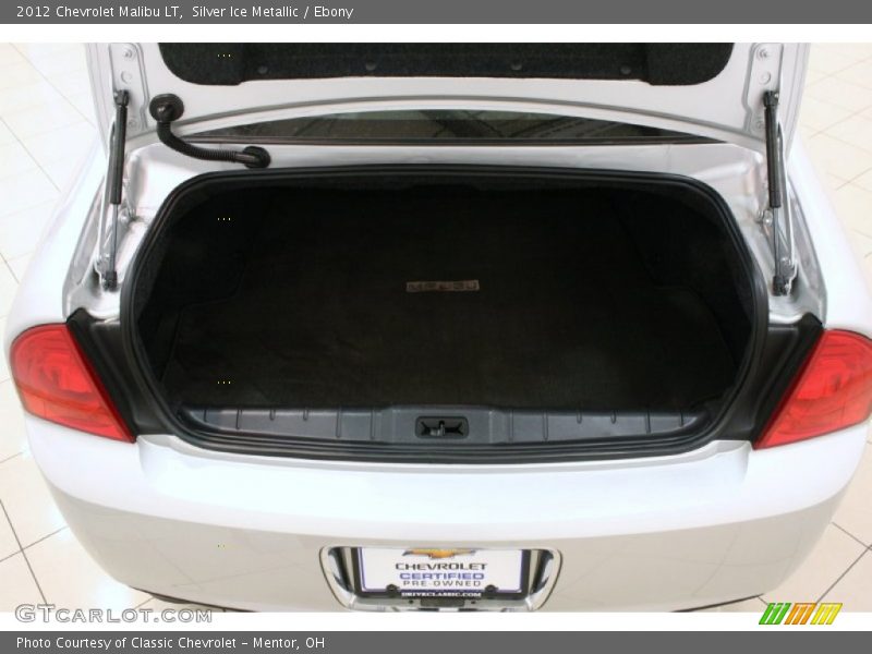 Silver Ice Metallic / Ebony 2012 Chevrolet Malibu LT