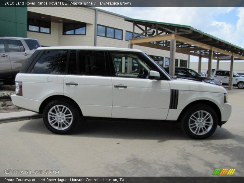 Alaska White / Tan/Arabica Brown 2010 Land Rover Range Rover HSE