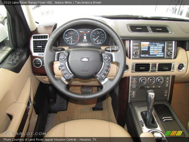 Alaska White / Tan/Arabica Brown 2010 Land Rover Range Rover HSE