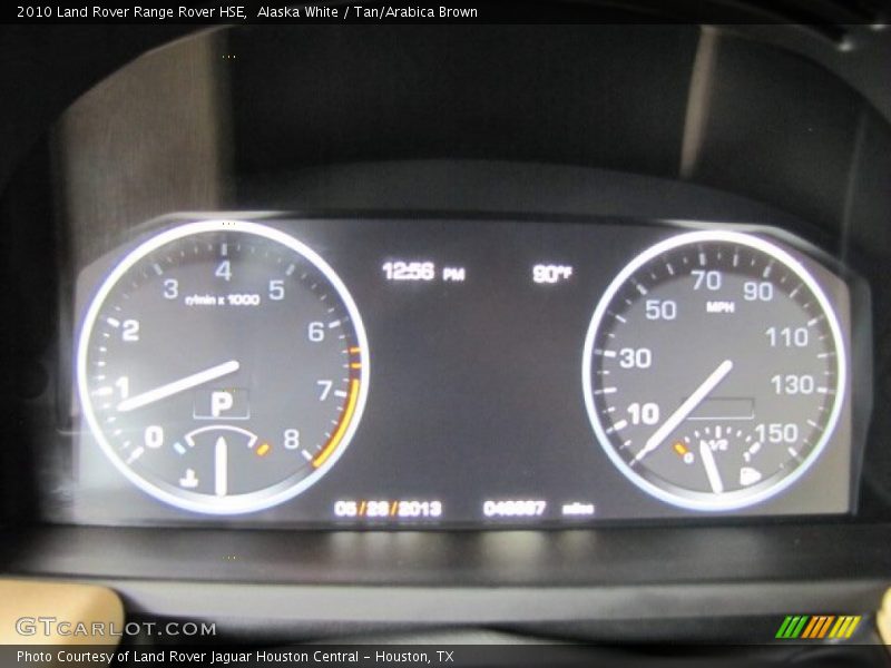 Alaska White / Tan/Arabica Brown 2010 Land Rover Range Rover HSE