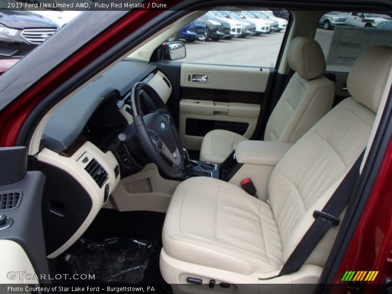 Ruby Red Metallic / Dune 2013 Ford Flex Limited AWD