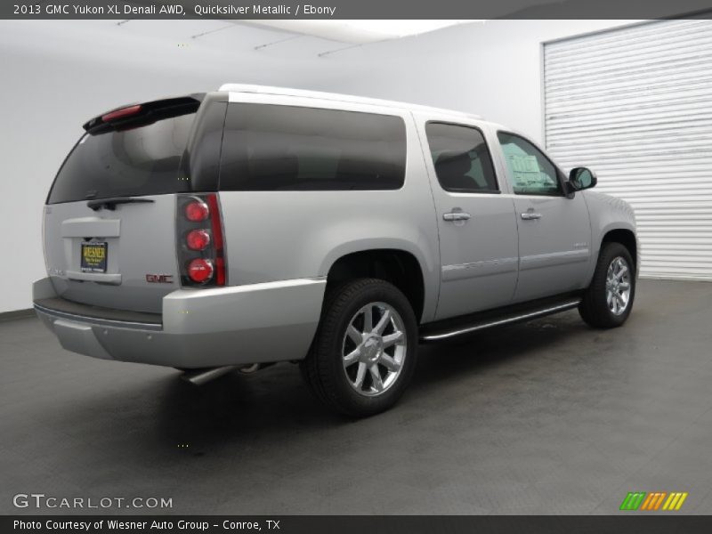 Quicksilver Metallic / Ebony 2013 GMC Yukon XL Denali AWD