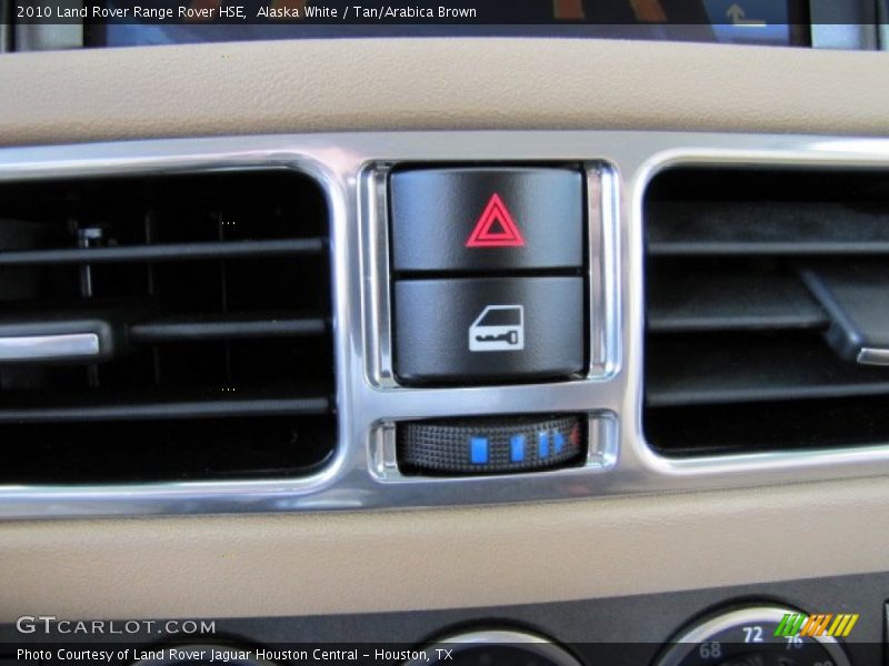 Alaska White / Tan/Arabica Brown 2010 Land Rover Range Rover HSE
