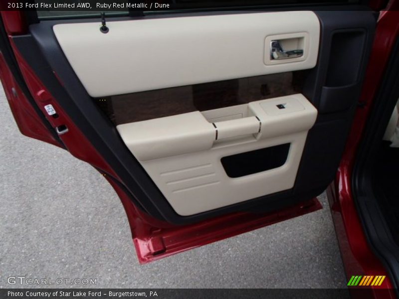 Ruby Red Metallic / Dune 2013 Ford Flex Limited AWD