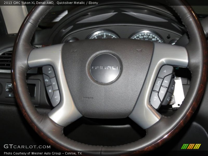 Quicksilver Metallic / Ebony 2013 GMC Yukon XL Denali AWD