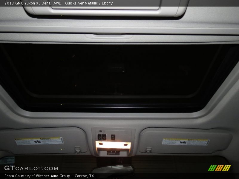 Quicksilver Metallic / Ebony 2013 GMC Yukon XL Denali AWD