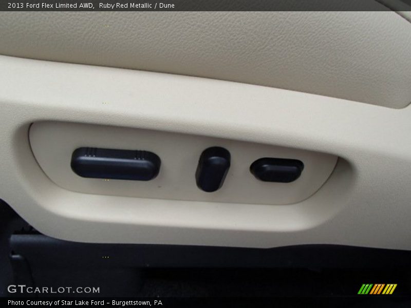 Ruby Red Metallic / Dune 2013 Ford Flex Limited AWD