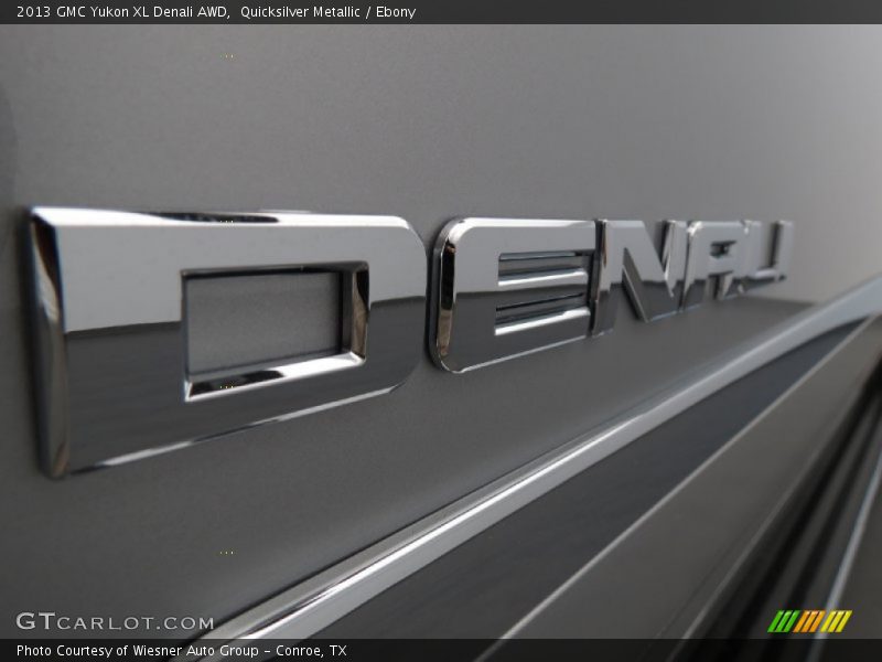 Quicksilver Metallic / Ebony 2013 GMC Yukon XL Denali AWD