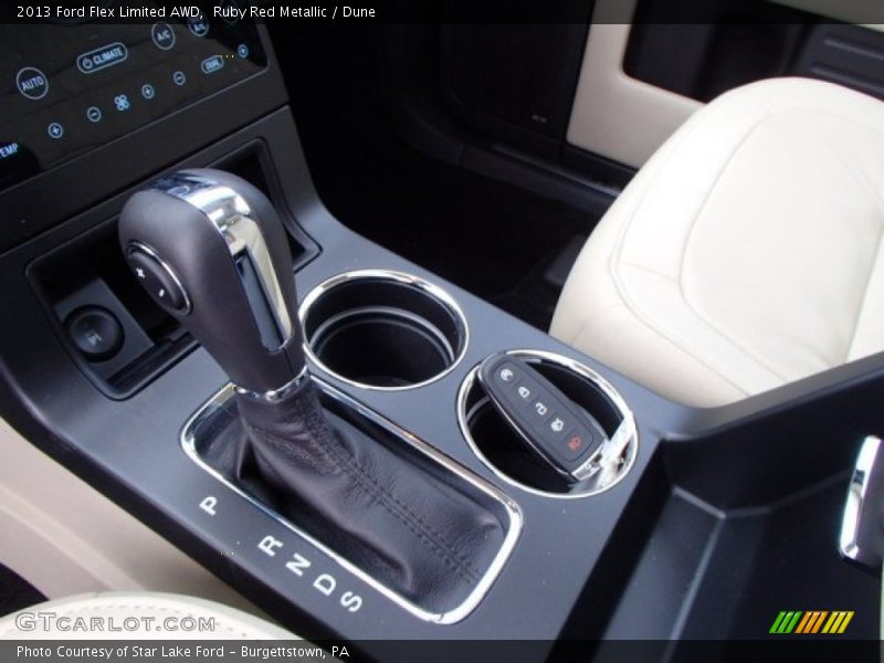 Ruby Red Metallic / Dune 2013 Ford Flex Limited AWD