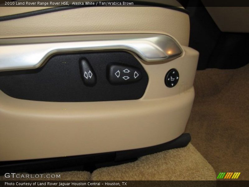 Alaska White / Tan/Arabica Brown 2010 Land Rover Range Rover HSE