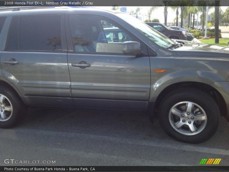 Nimbus Gray Metallic / Gray 2008 Honda Pilot EX-L
