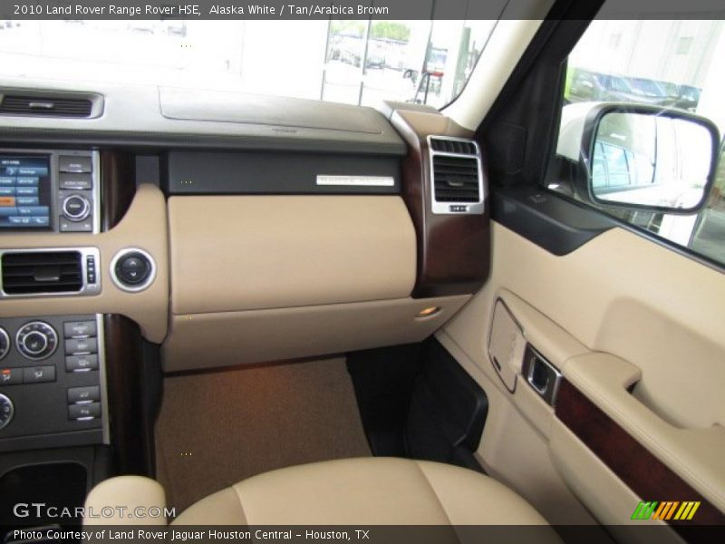 Alaska White / Tan/Arabica Brown 2010 Land Rover Range Rover HSE